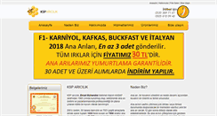 Desktop Screenshot of ksparicilik.com
